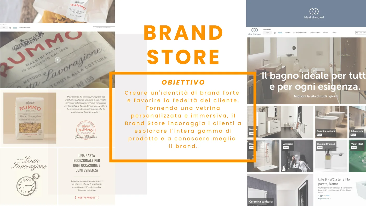 Brand Store multipagina realizzato da XChannel
