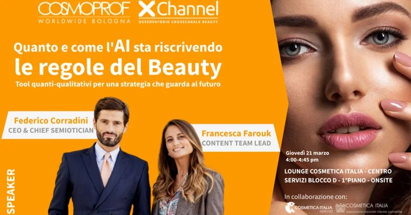 L'Osservatorio Crosscanale Beauty 2024 guida le strategie di marca a Cosmoprof: XChannel e Cosmetica Italia svelano come l'IA sta riscrivendo le regole della bellezza